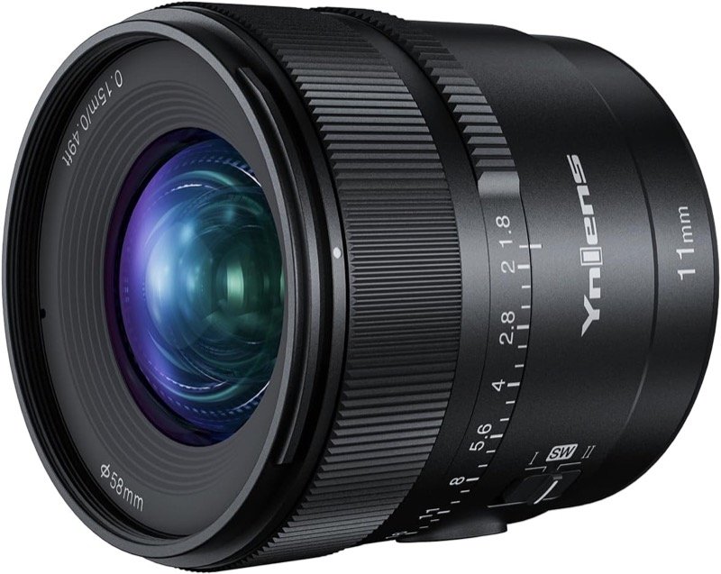 Yongnuo 11mm f1.8 lens